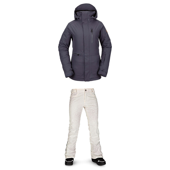 Volcom Shelter 3D Stretch Jacket + Battle Stretch Pants - Women's