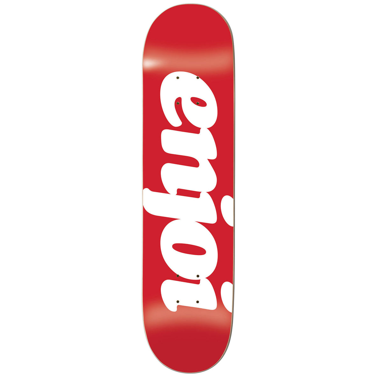 Enjoi Flocked HYB Red 7.75 Skateboard Deck