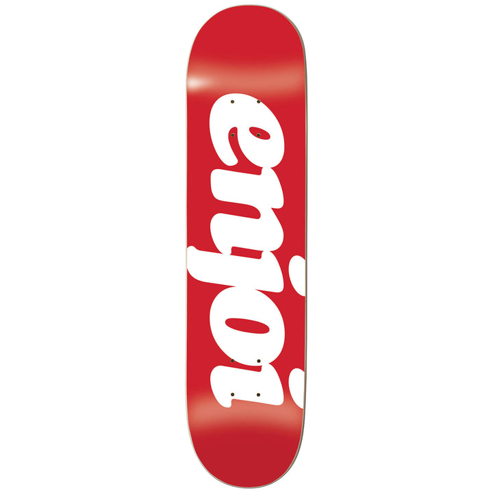 Enjoi Flocked HYB Red 7.75 Skateboard Deck