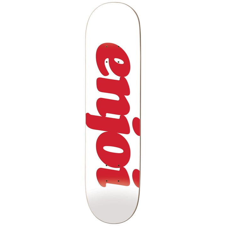 Enjoi Flocked HYB White 8.0 Skateboard Deck