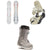 Arbor Poparazzi Camber Snowboard + Arbor Acacia Snowboard Bindings + thirtytwo STW Boa Snowboard Boots - Women's 2021