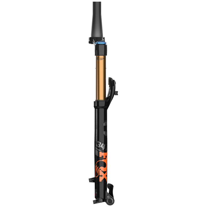 Fox Racing 34 Float Factory GRIP2 Fork - 29" Shiny Black, Orange/Gloss Black