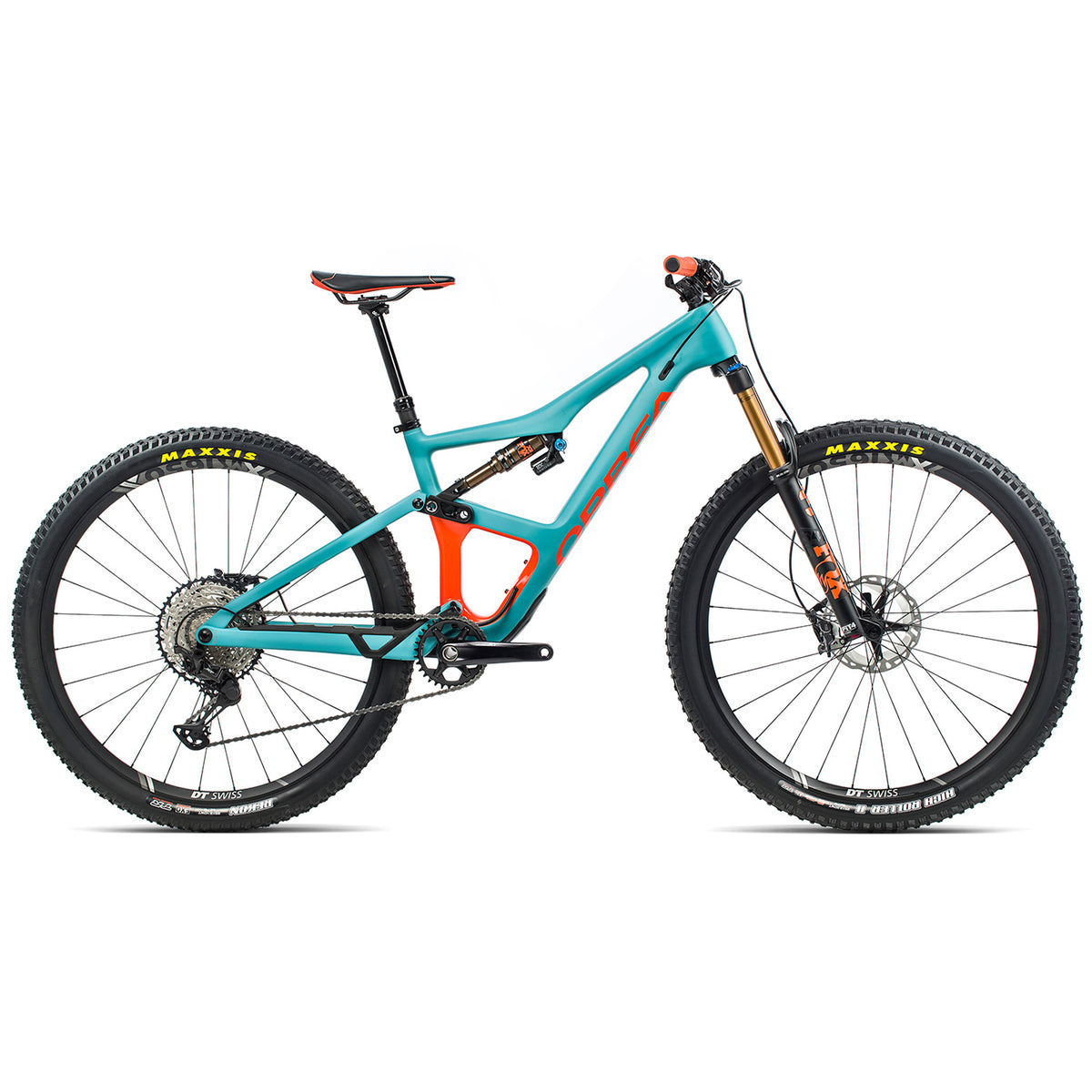 Orbea Occam M10 Complete Mountain Bike 2021 Matte Blue/Gloss Orange