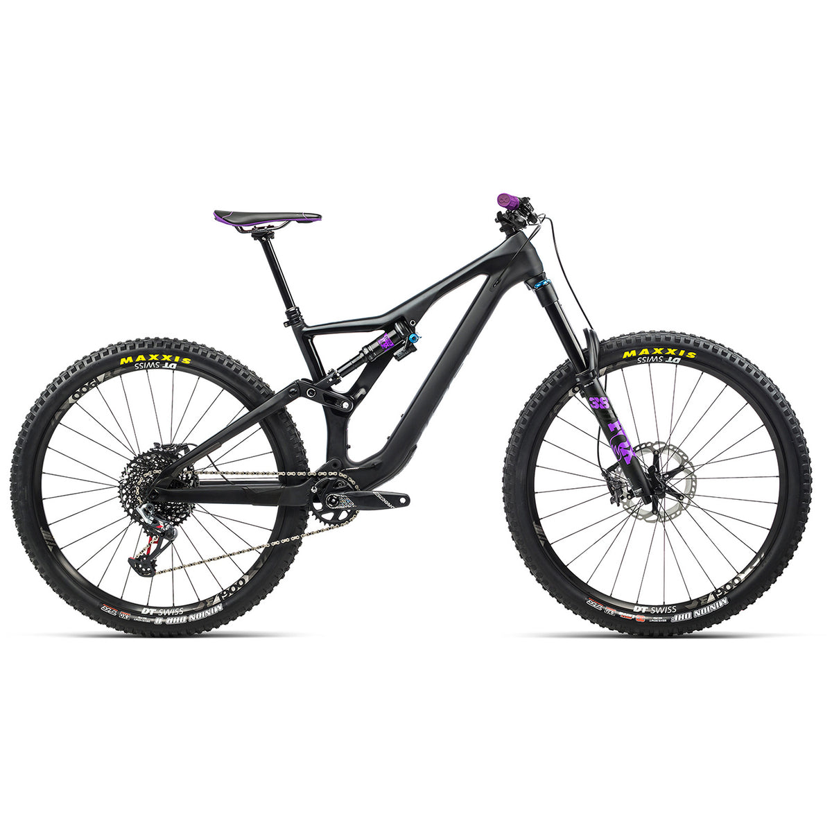Orbea Rallon M10 Complete Mountain Bike 2021 Matte Black/Black-Purple