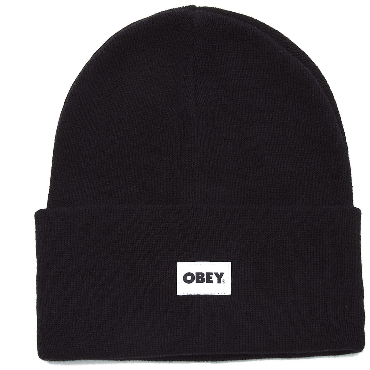 Obey Clothing Bold Label Organic Beanie Black