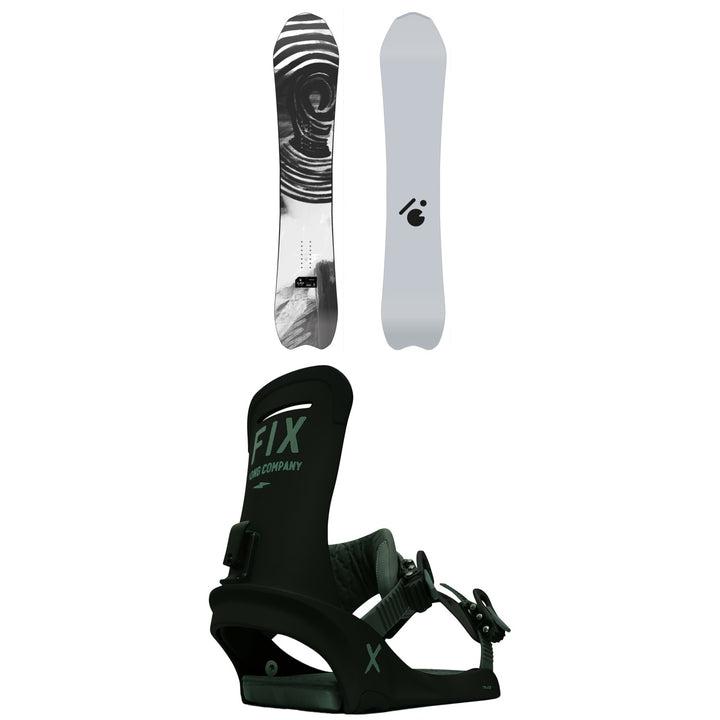 Slash Vertical Snowboard + Fix Truce Snowboard Bindings 2021
