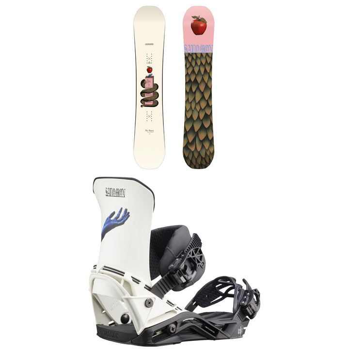Salomon Gypsy Pro Snowboard + District Snowboard Bindings - Women's 2021