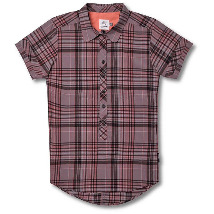 Flylow Aster Shirt - Women's Shark/Plaid
