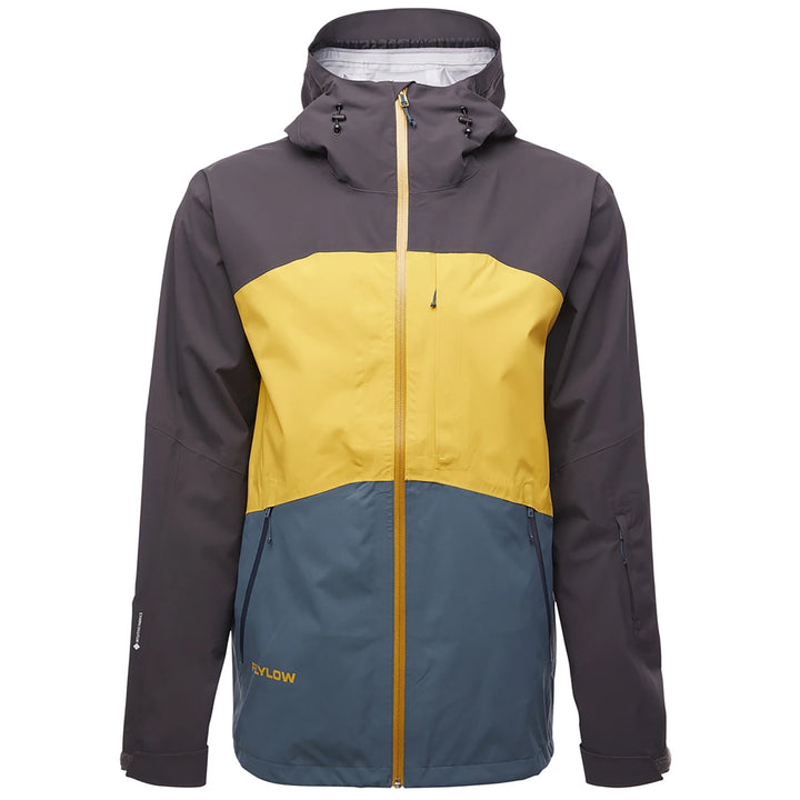 Flylow Malone Jacket - Men's Charcoal/Amber/Storm