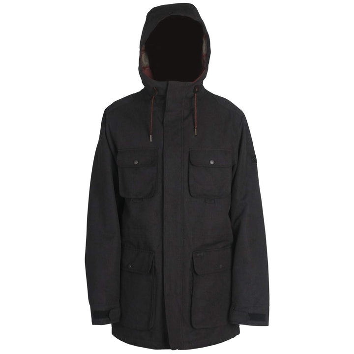 Ride Union Parka Jacket - Men's Black Wash Out