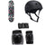 Element Leopard Party 7.7 Skateboard Complete + Pro-Tec The Classic EPS Skateboard Helmet + Pro-Tec Street Gear Junior Skateboard Pads 3-Pack - Big Kids'