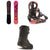 Roxy Wahine Snowboard + Classic Snowboard Bindings + thirtytwo STW Boa Snowboard Boots - Women's 2021