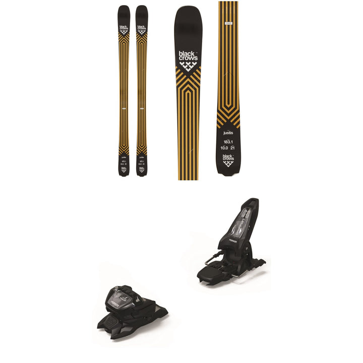 Black Crows Justis Skis + Marker Griffon 13 ID Ski Bindings 2022