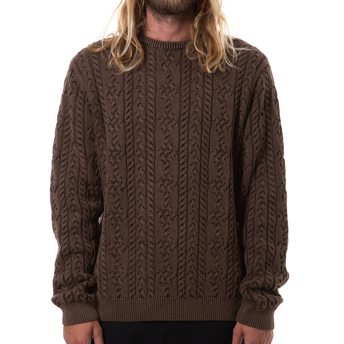 Katin Fisherman Sweater - Men's Mocha