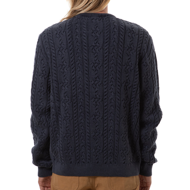 Katin Fisherman Sweater - Men's Dark Navy