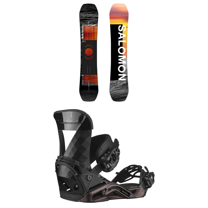 Salomon No Drama Snowboard + Mirage Snowboard Bindings - Women's 2021