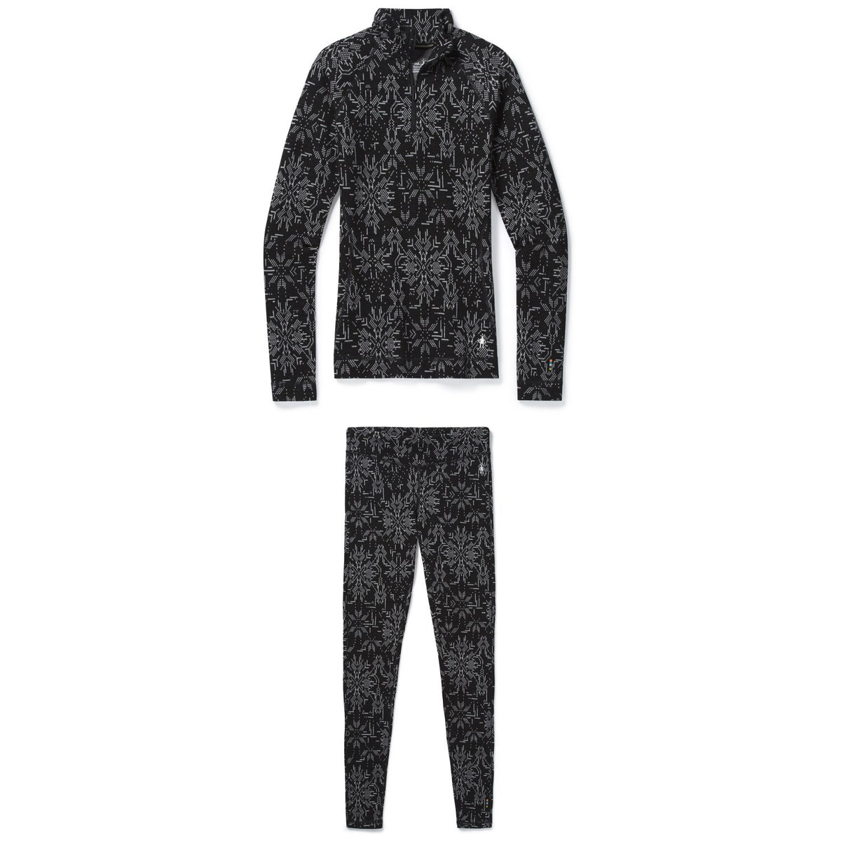 Smartwool Merino 250 Baselayer Pattern 1/4 Zip Top + Bottoms - Women's