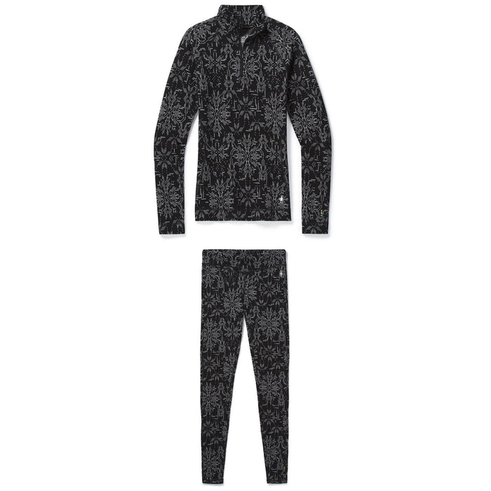 Smartwool Merino 250 Baselayer Pattern 1/4 Zip Top + Bottoms - Women's