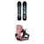 GNU Free Spirit C3 Snowboard + Bent Metal Stylist Snowboard Bindings - Women's 2021
