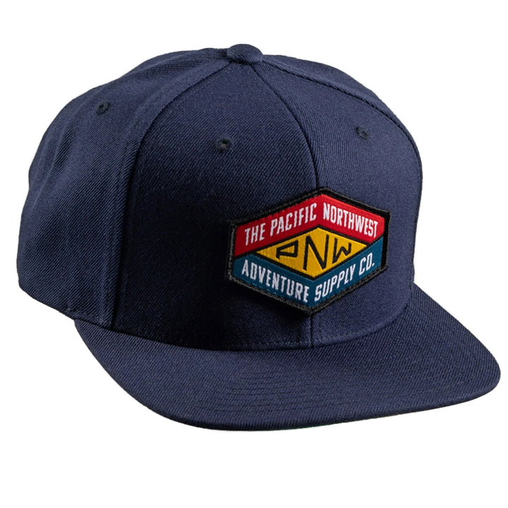 The Great PNW Authentic Flat Bill Hat Navy