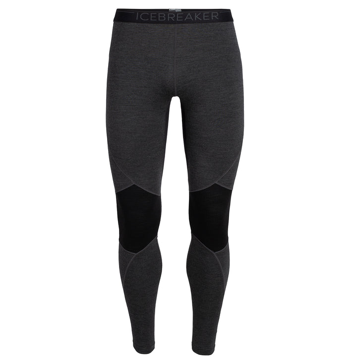 Icebreaker 260 BodyFitZone™ Leggings - Men's Jet Heather/Black