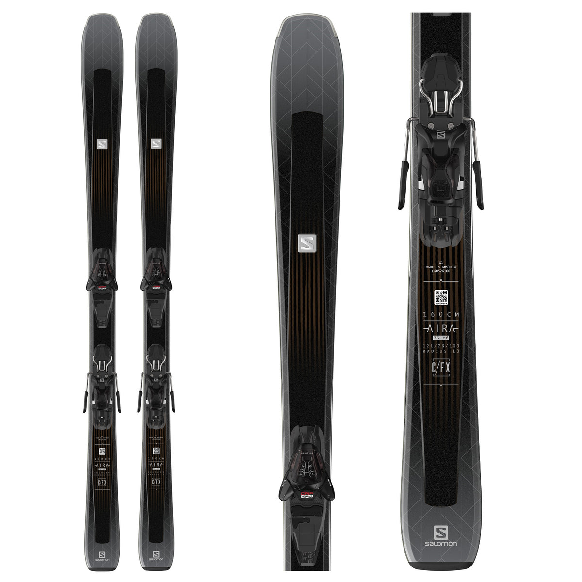 Salomon Aira 76 CF Skis + L10 GW Bindings - Women's 2020