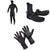 O'Neill 4/3+ Hyperfreak Chest Zip Hooded Wetsuit + 3/2 Psycho Tech Split Toe Wetsuit Boots + 1.5mm Psycho Tech Gloves