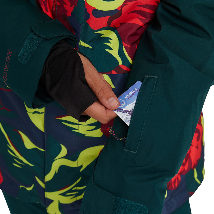 Burton GORE-TEX Kaylo Jacket - Women's Hibiscus Pink Oversized Floral/Ponderosa Pine