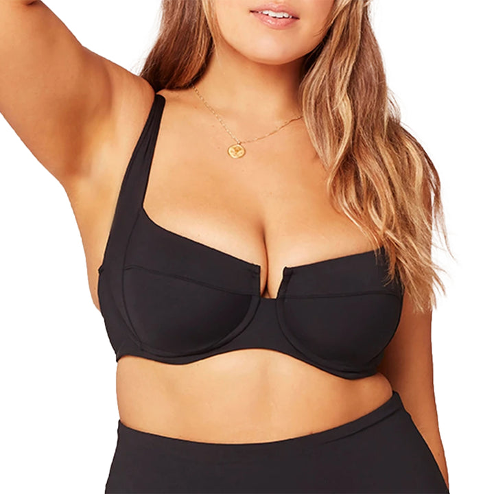 L*Space Camellia Bikini Top - Women's Black