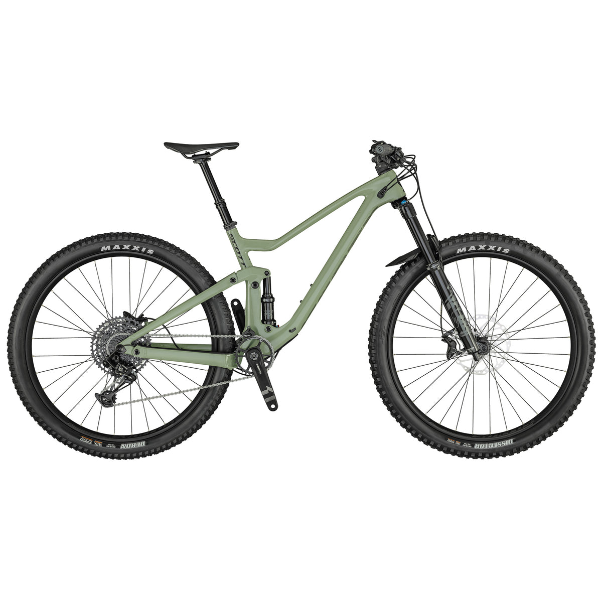 Scott Genius 940 Complete Mountain Bike 2021 Gloss Land Green/Gloss Black