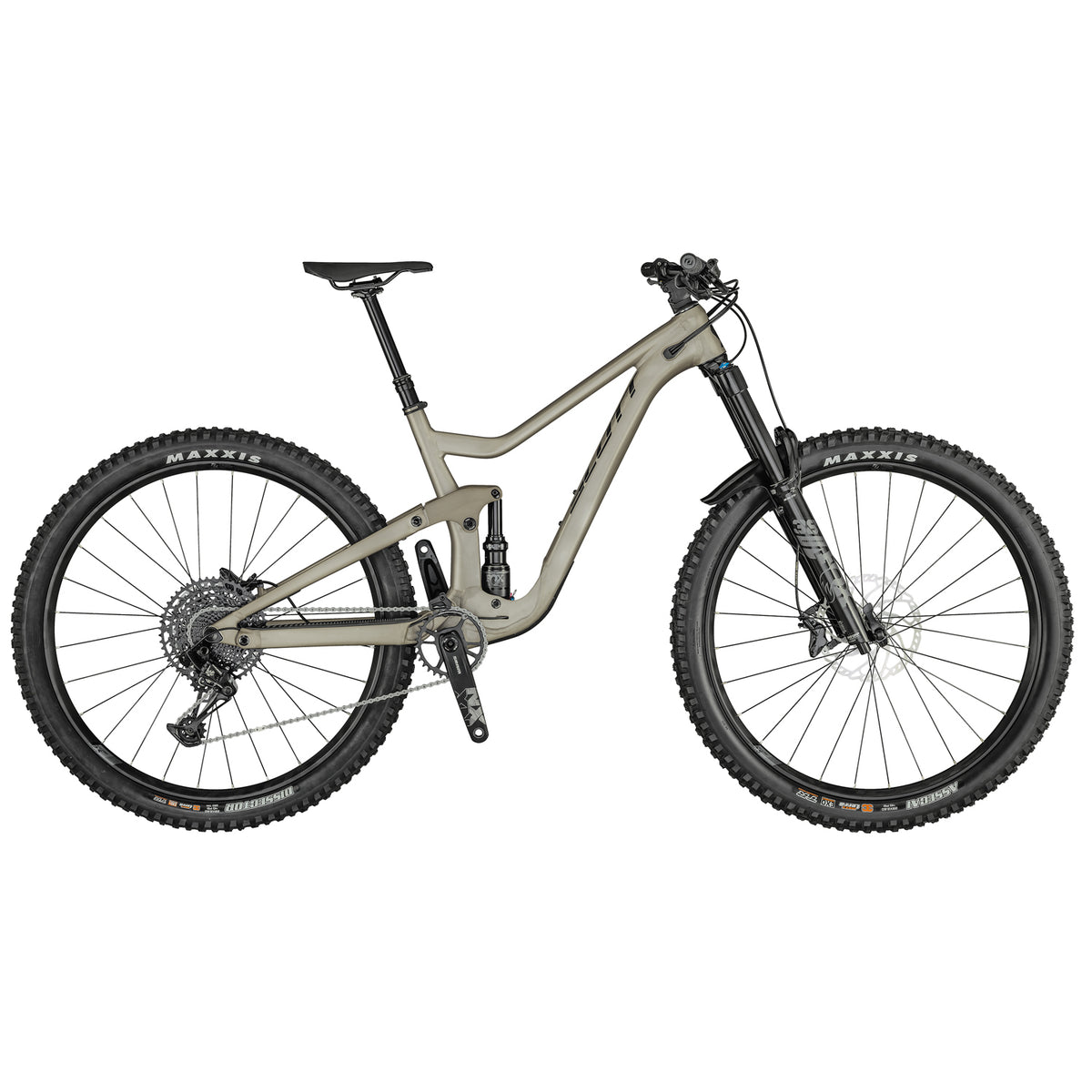 Scott Ransom 920 Complete Mountain Bike 2021 Gloss Raw Alloy Smoked/Black