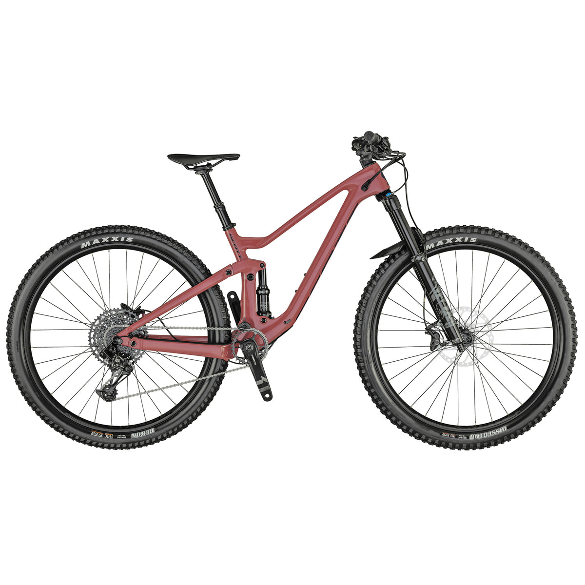 Scott Contessa Genius 910 Complete Mountain Bike - Women's 2021 Red Cinnabar Gloss/Dark Blue Gloss