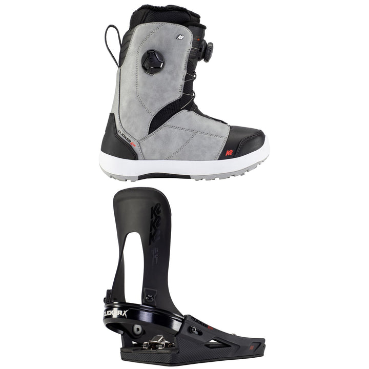 K2 Kinsley Clicker X HB Snowboard Boots + K2 Clicker X HB Snowboard Bindings - Women's 2022