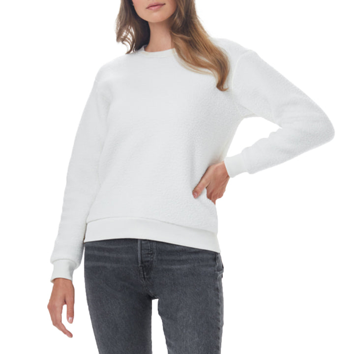 Tentree EcoLoft Boyfriend Crew - Women's Elm White