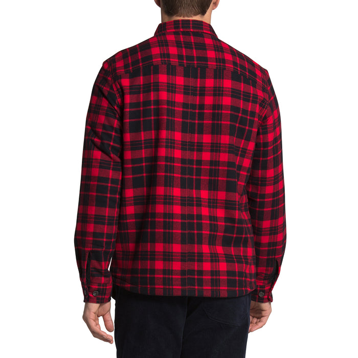 The North Face Campshire Long-Sleeve Shirt - Men's TNF Red Heritage Medium Two Color Plaid