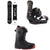Flow Merc Snowboard 2018 + Burton Custom Snowboard Bindings 2020 + Ruler Boa Snowboard Boots 2019