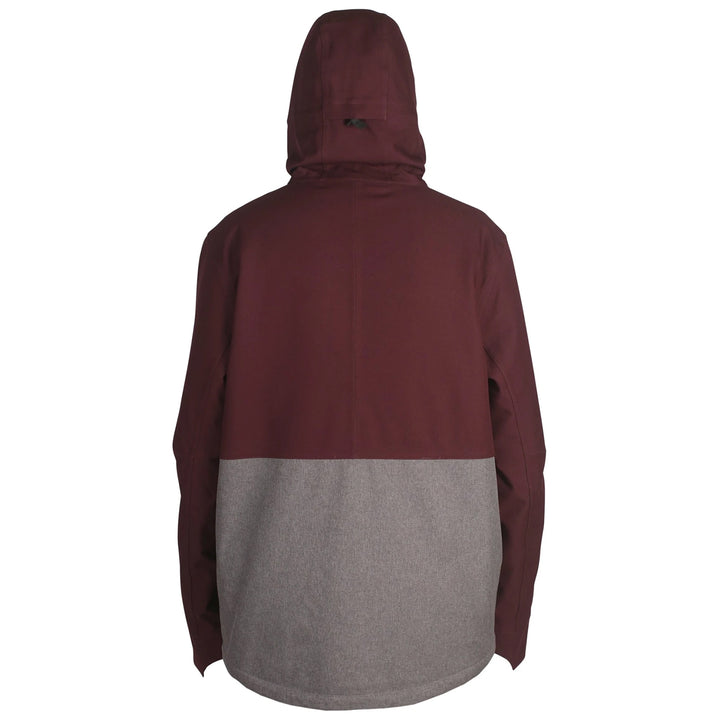 Ride Northlake Insulated Jacket - Men's Wine/Grey Melange