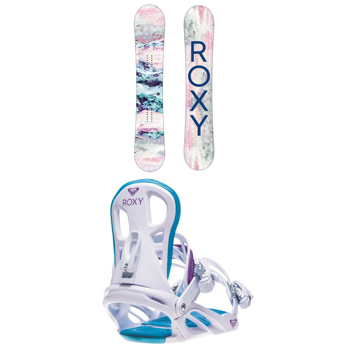 Roxy Sugar Banana Snowboard + Classic Snowboard Bindings - Women's 2021