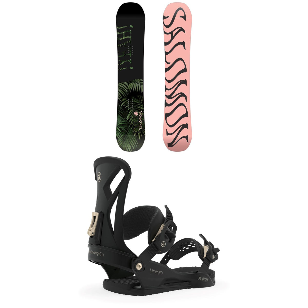 Salomon Oh Yeah Snowboard + Union Juliet Snowboard Bindings - Women's 2020
