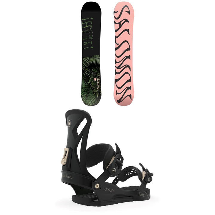 Salomon Oh Yeah Snowboard + Union Juliet Snowboard Bindings - Women's 2020