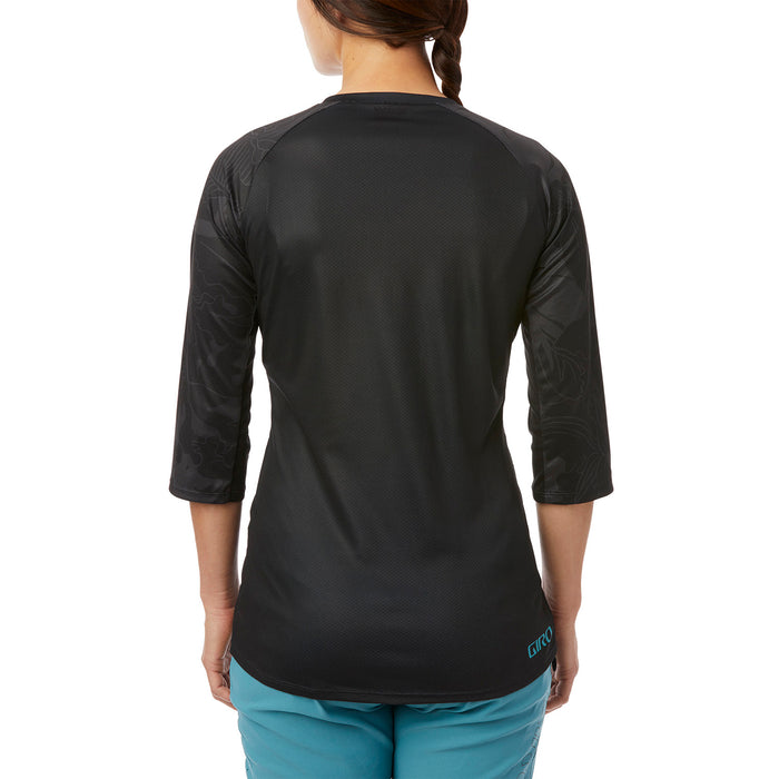 Giro Roust 3/4 Jersey - Women's Black Floral
