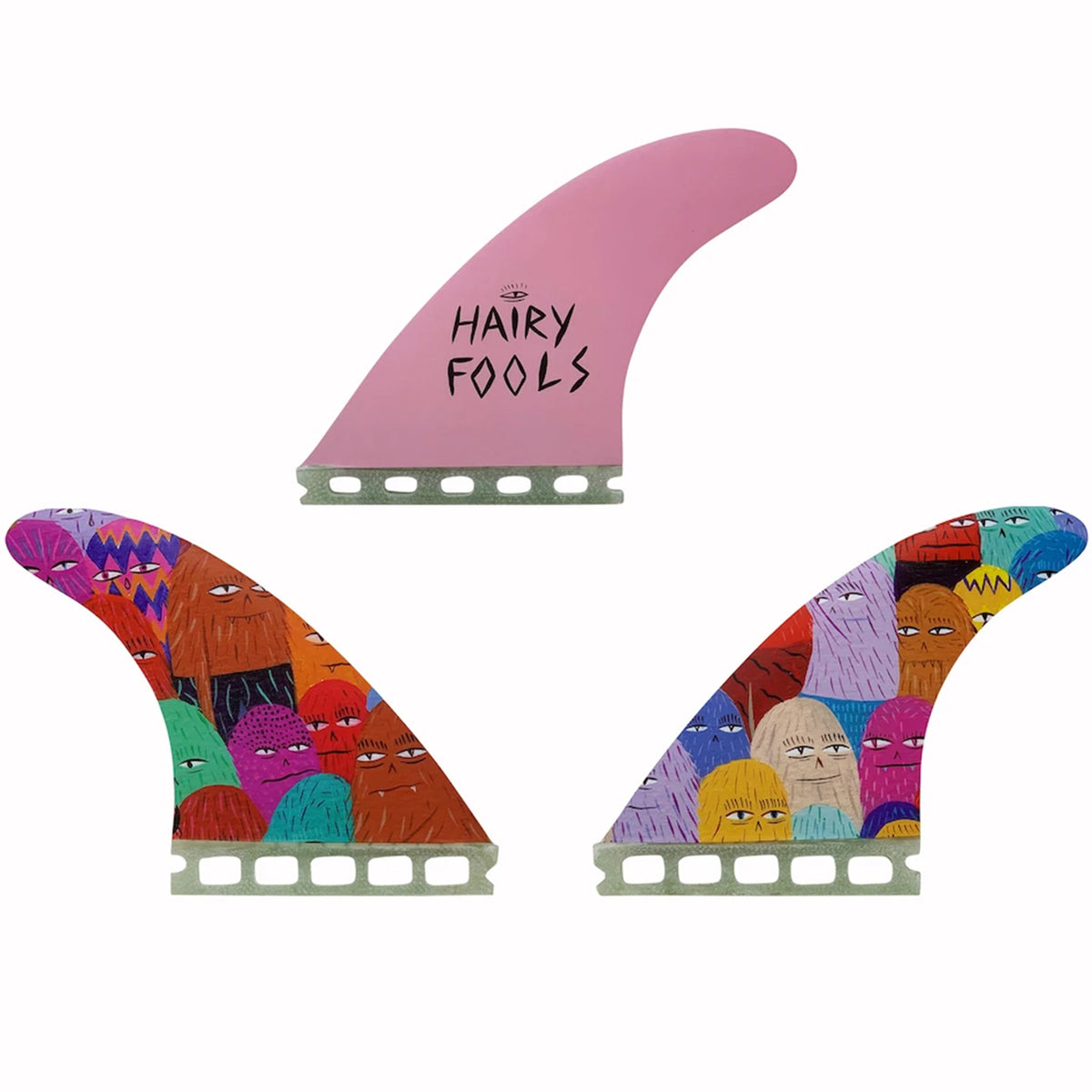 Captain Fin Evan Rossell HF Single Tab Fin Set Pink