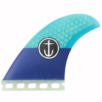 Captain Fin CF Classic Quad Fin Set Blue::Blue