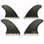 Captain Fin Tyler Warren Quad Fin Set Black