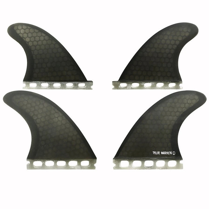 Captain Fin Tyler Warren Quad Fin Set Black