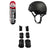 Element Section 7.75 Skateboard Complete + Triple 8 Sweatsaver Liner Skateboard Helmet + Little Tricky Jr. 3 Pack Skateboard Pad Set