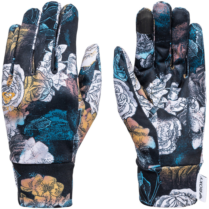 Roxy Hydrosmart Glove Liners - Women's True Black Sammy
