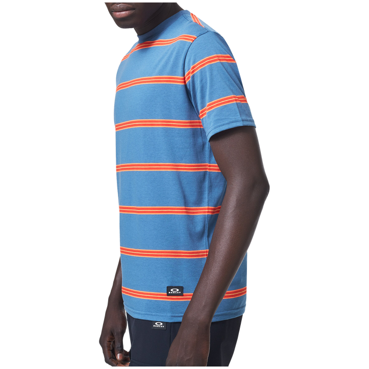 Oakley Six Stripe T-Shirt - Men's Interstellar Blue