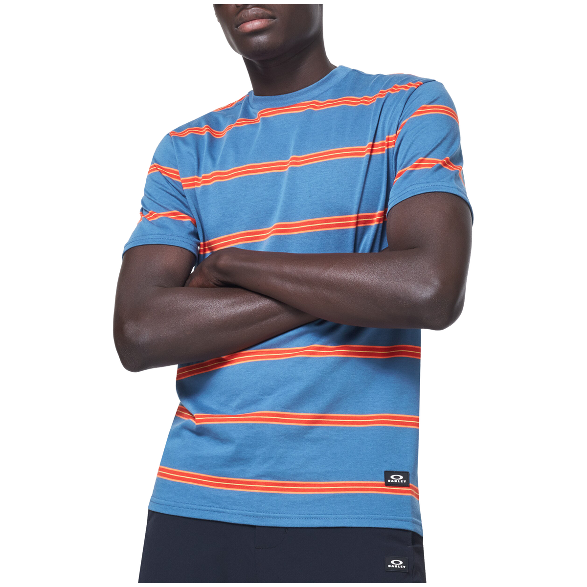 Oakley Six Stripe T-Shirt - Men's Interstellar Blue