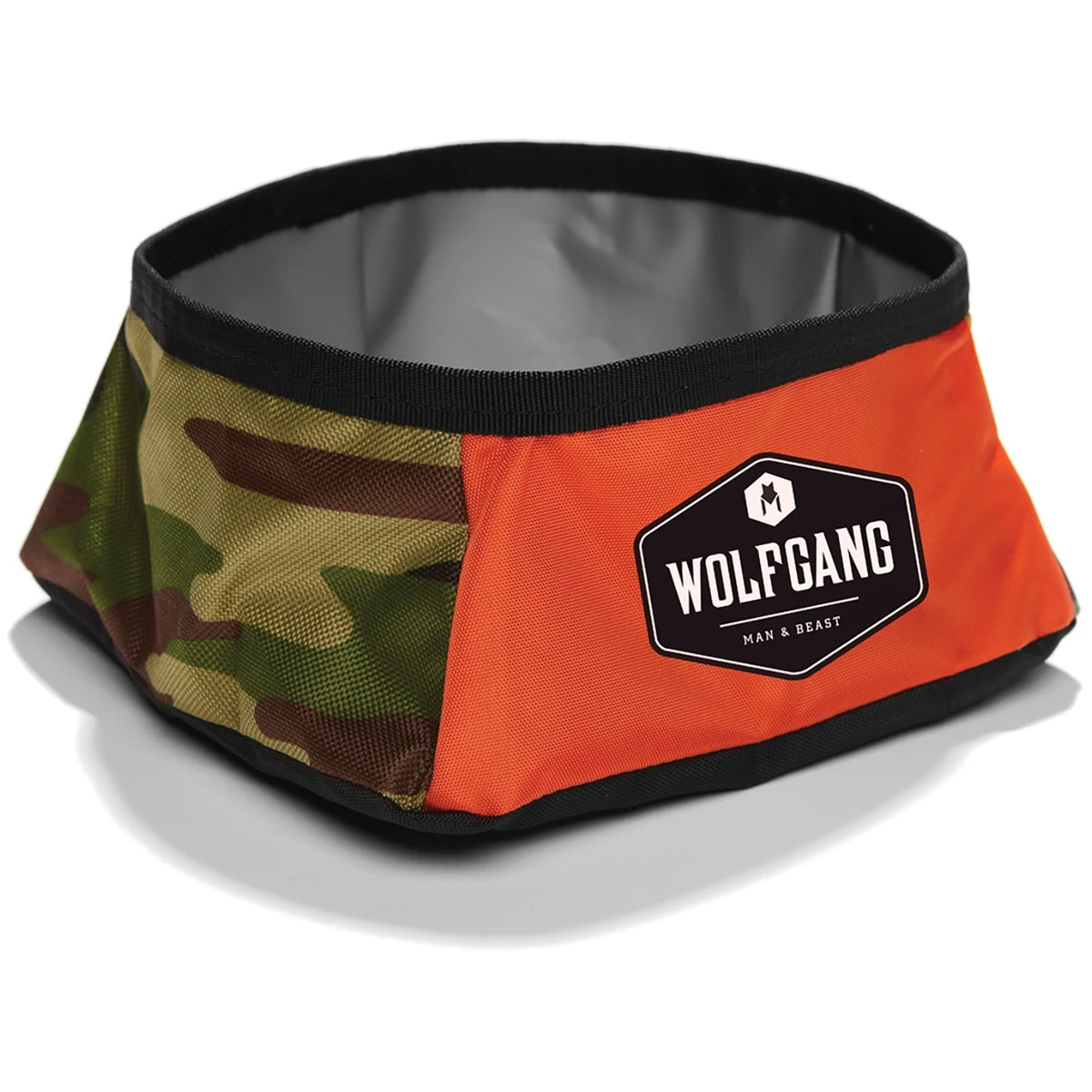 Wolfgang Man & Beast Field Dog Bowl Camo/Orange